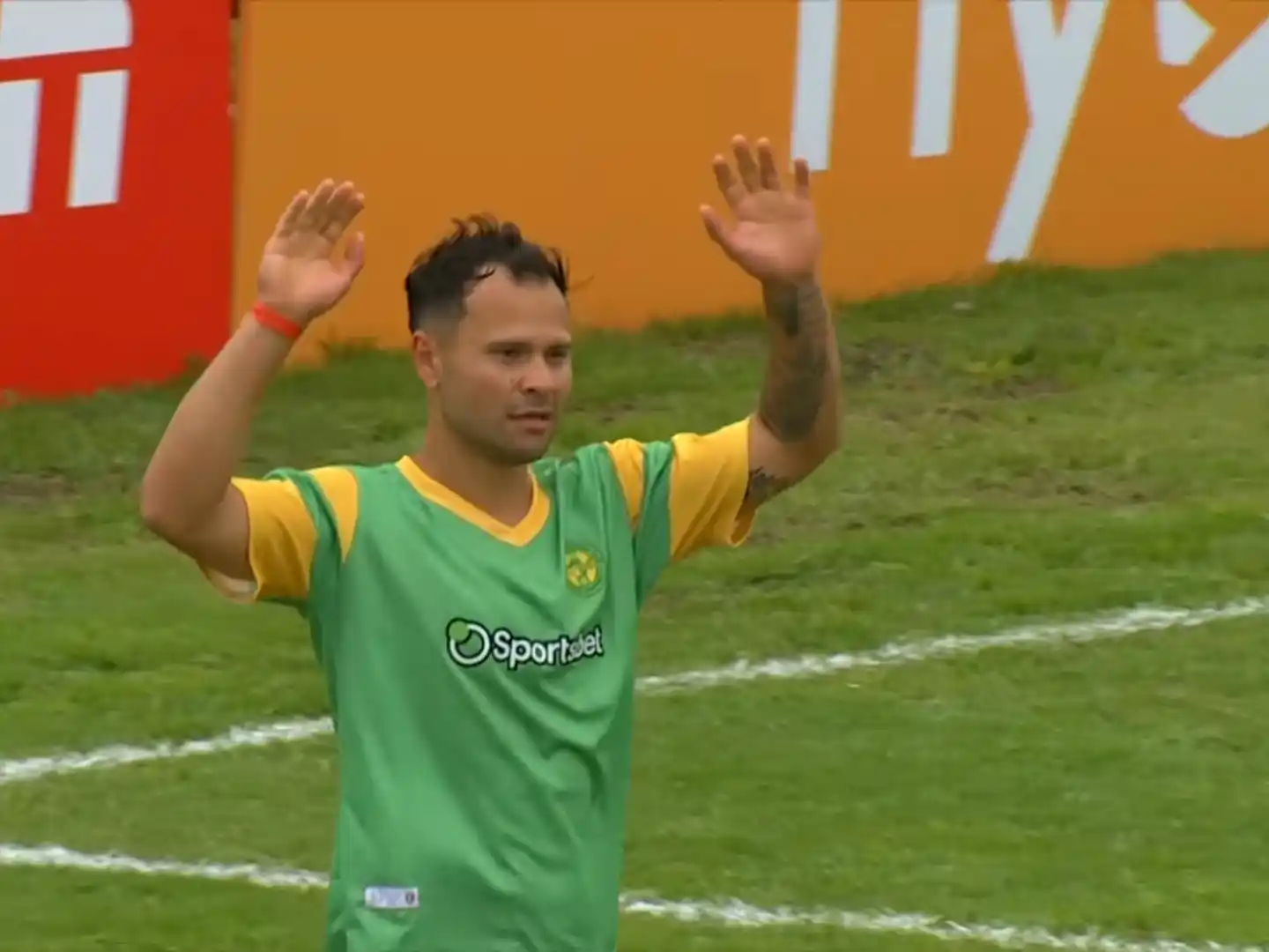 Ezequiel Báez Corradi anotó el primer gol sampedrino.