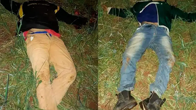 Misterio por asesinato de dos supuestos cuatreros: Buscan a los autores