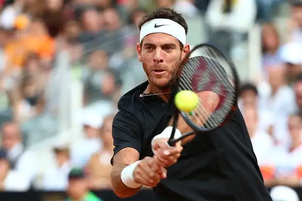 Victoria de Del Potro y caída de Schwartzman en el ATP 1000 de Roma