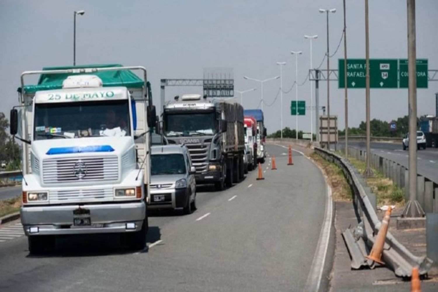 Transportistas de carga confirmaron un paro para el próximo lunes