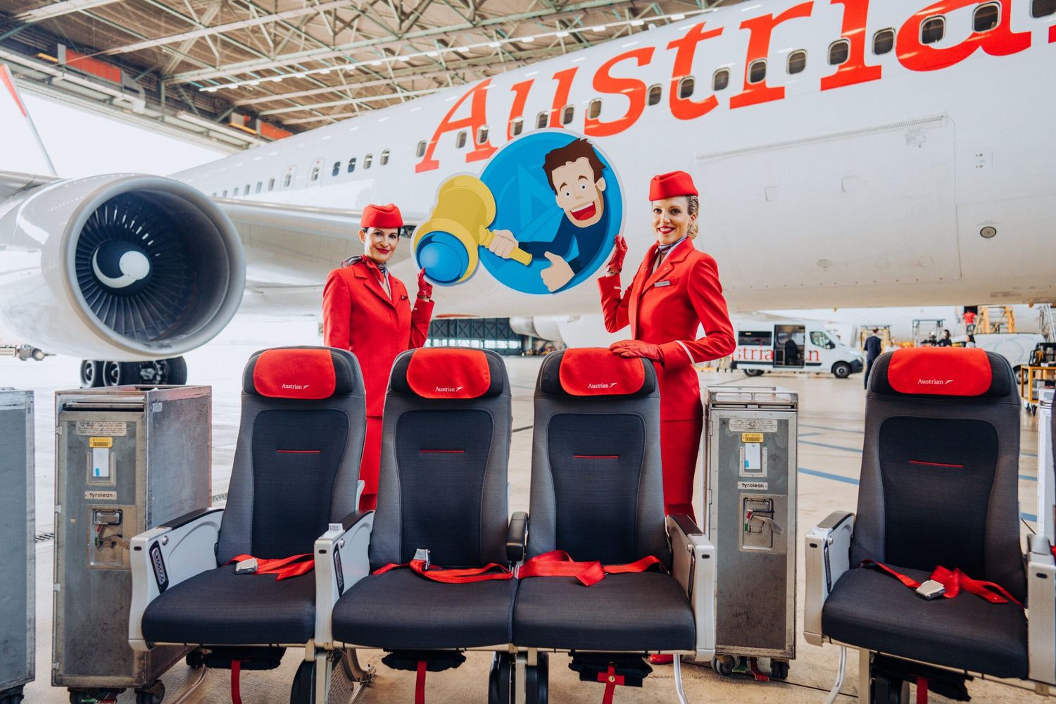 Austrian Airlines and Aurena held a charity auction for an NGO