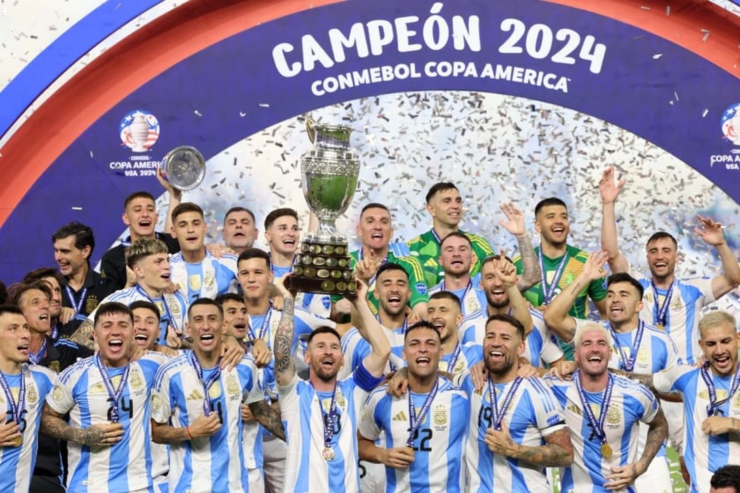 Argentina sigue en lo más alto del ranking FIFA tras ganar la Copa América