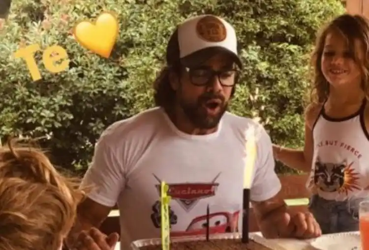 Luciano Castro festejó su cumpleaños en familia