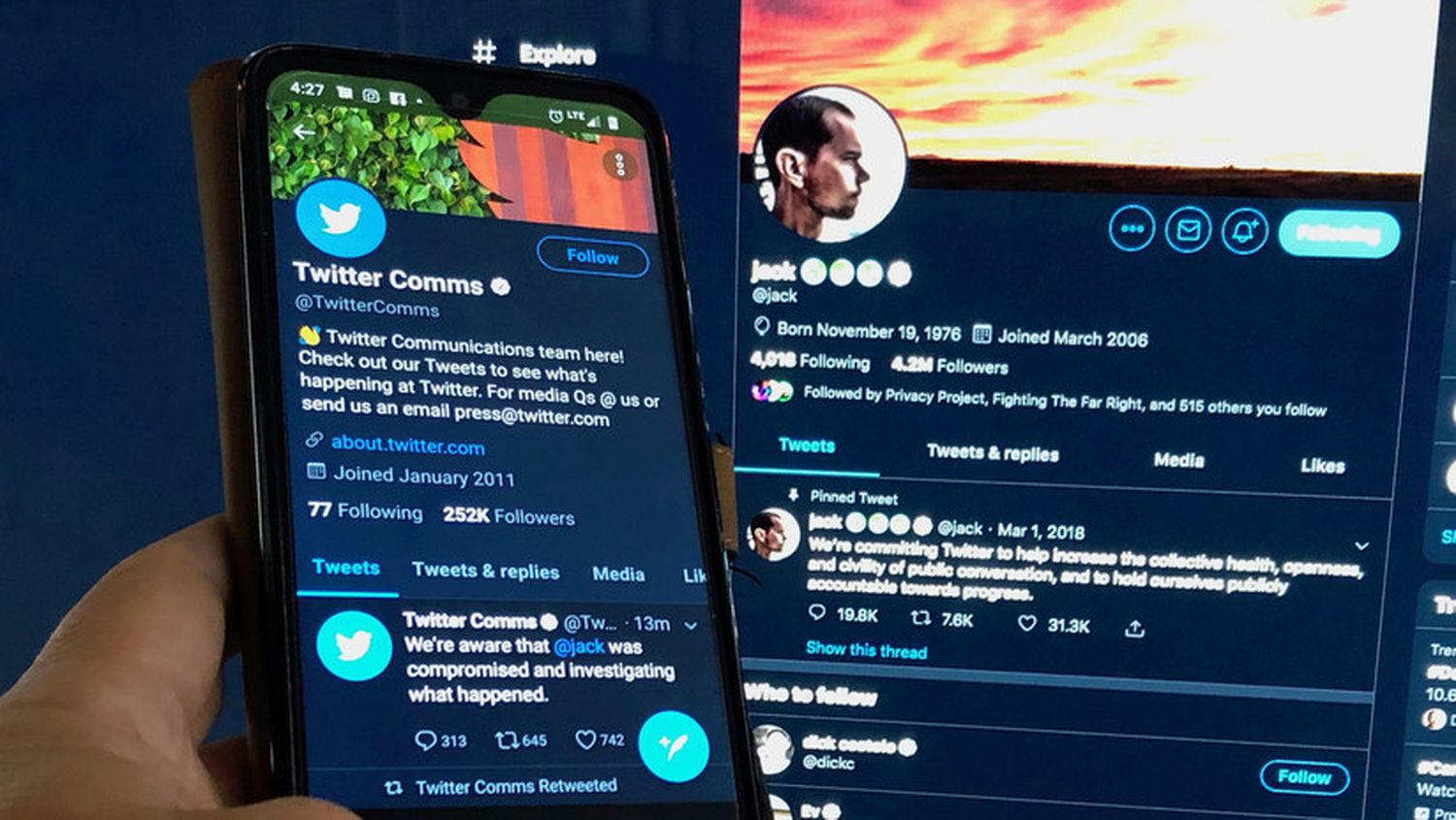 ‘Hackean’ la cuenta del CEO de Twitter, Jack Dorsey, y publican insultos raciales y sexistas