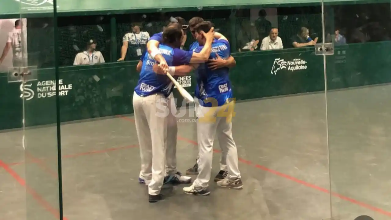Los hermanos Maldonado y Guillermo Osorio jugarán por el oro en el Campeonato Mundial de Pelota Vasca