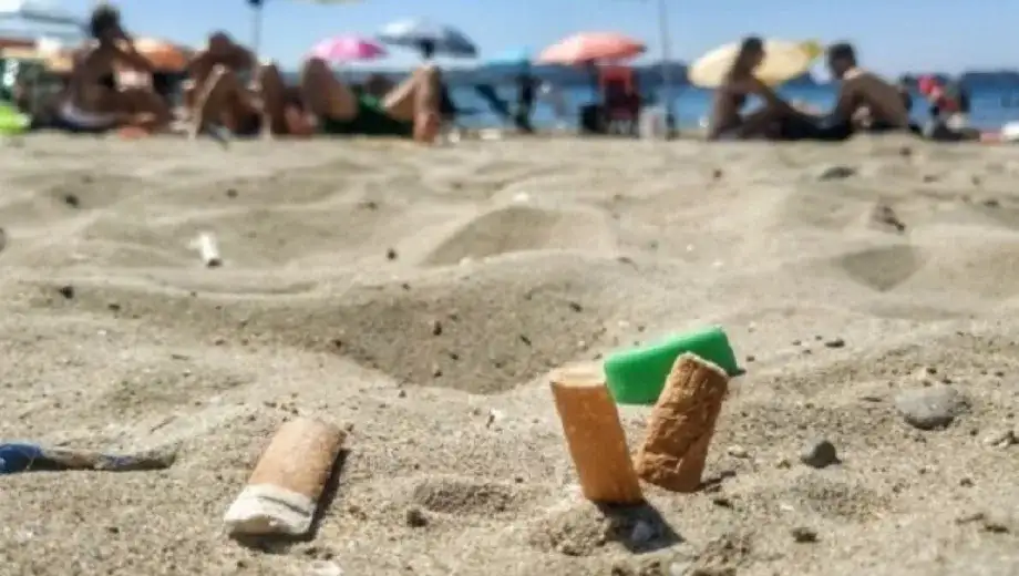 fumar playa