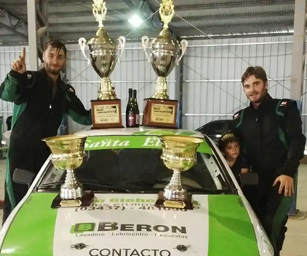 Rally Entrerriano: Los hermanos Giebert festejaron en Goya