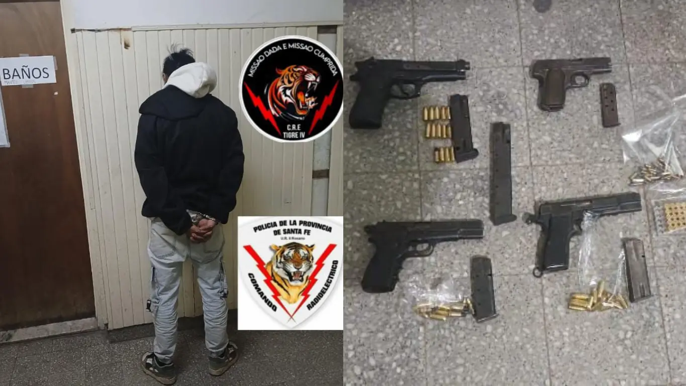 Detenidos y secuestro de armas tras balacera en zona sudoeste.
