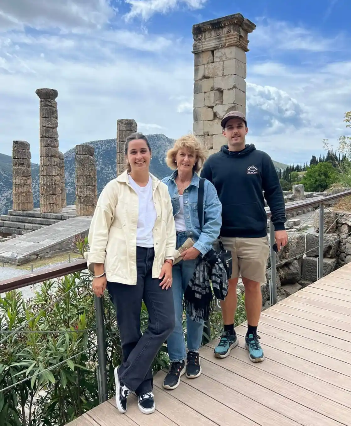 Patricia Firpo, su maravilloso viaje a Grecia