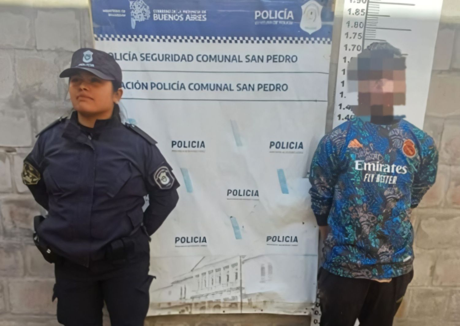 El joven de 20 años fue aprehendido y trasladado a la Comisaría.