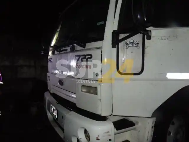 Se incendió un camión en las calles venadenses