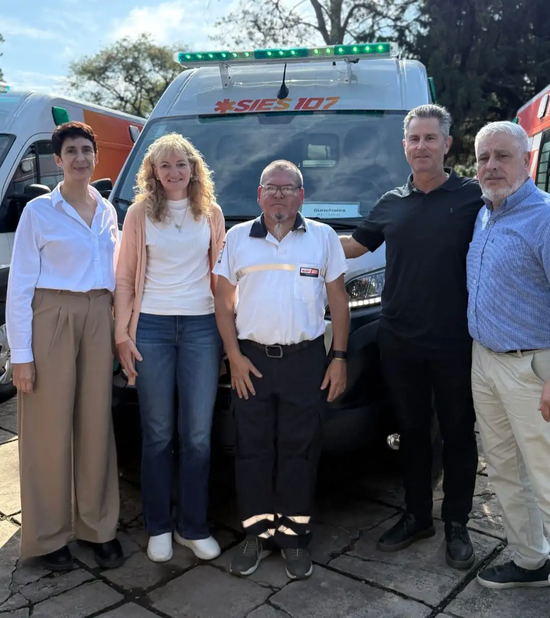 Entrega de 50 ambulancias 0 km en Sunchales