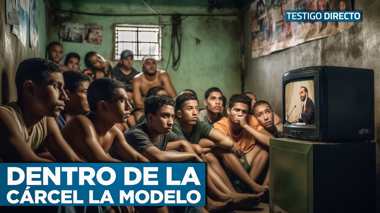 Así reaccionaron los presos de la cárcel más peligrosa de Bogotá al ver a los presos en El Salvador – Testigo Directo