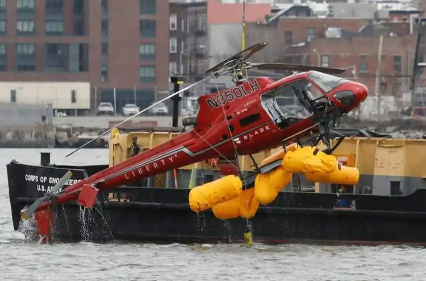 El piloto del helicóptero caído expuso su versión sobre el origen del accidente