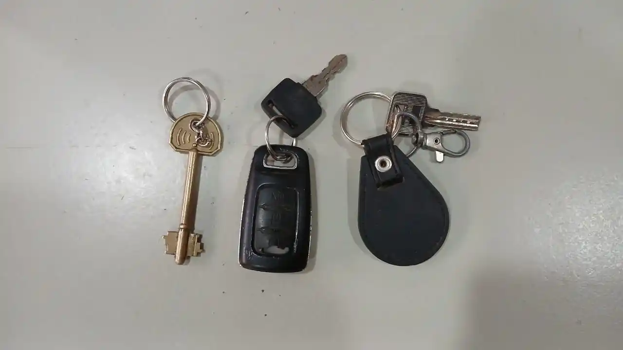 Llaves encontradas en el Paseo Público