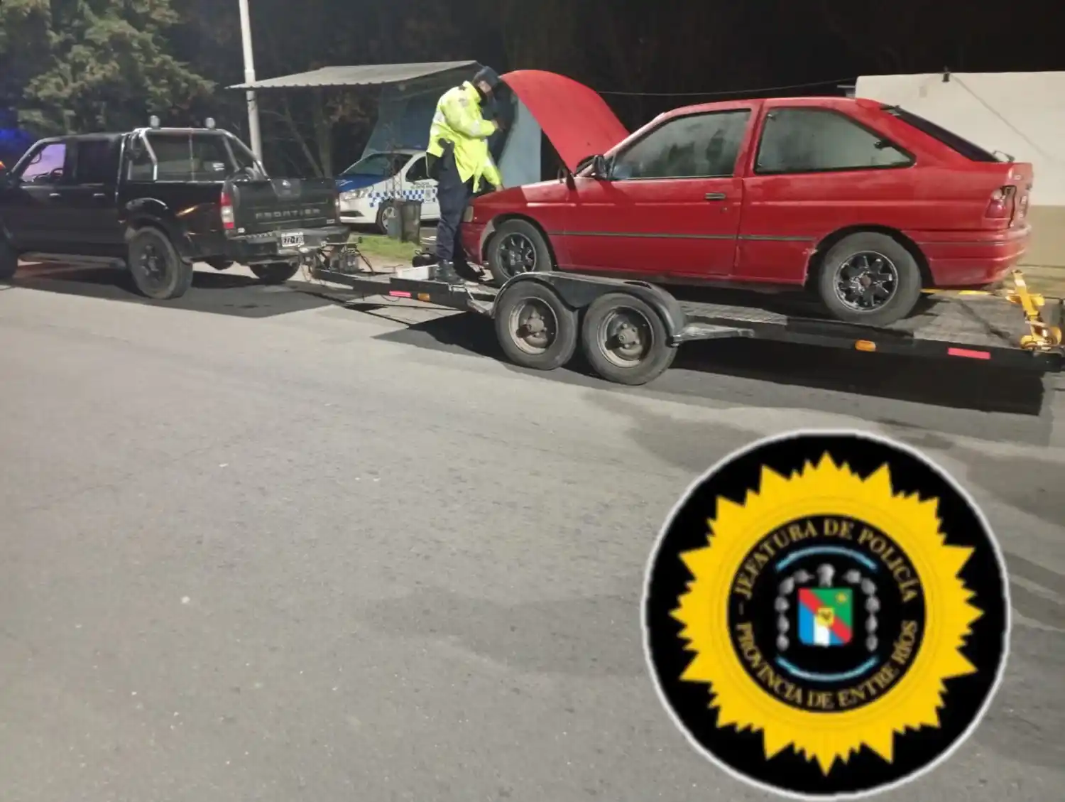 Secuestro automotor en control vial de Gualeguay