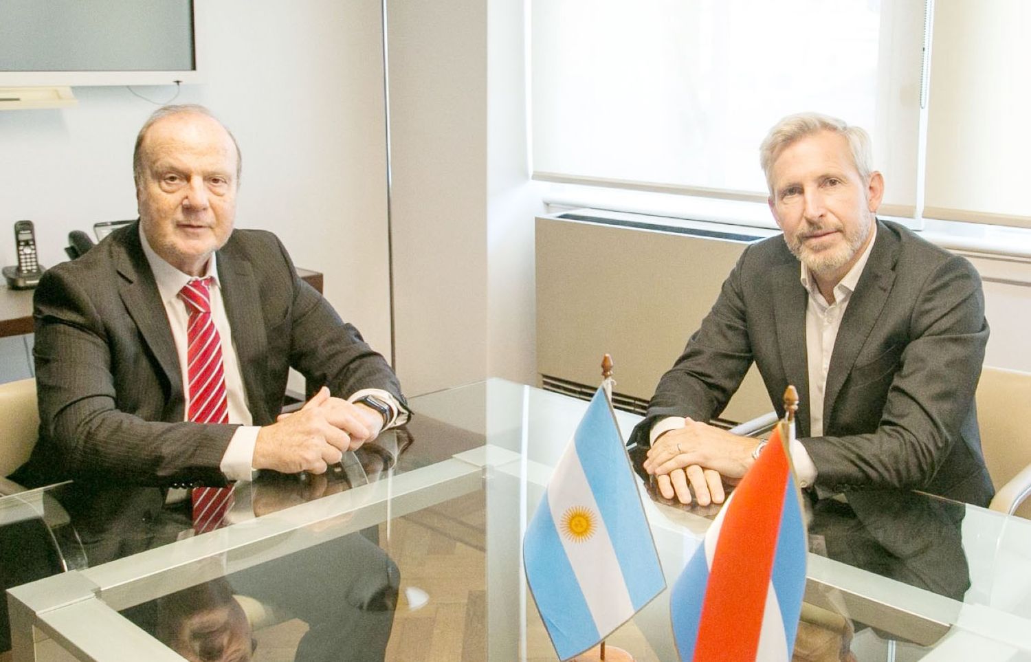Frigerio se reunió con los funcionarios nacionales Guillermo Ferraro, Pablo Quirno y Diana Mondino