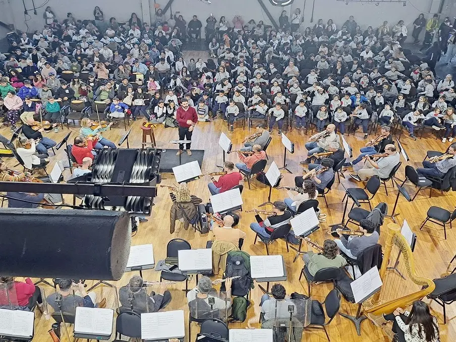 Comenzaron los conciertos didácticos con más de 350 gurises de Paraná, Oro Verde y Santa Anita
