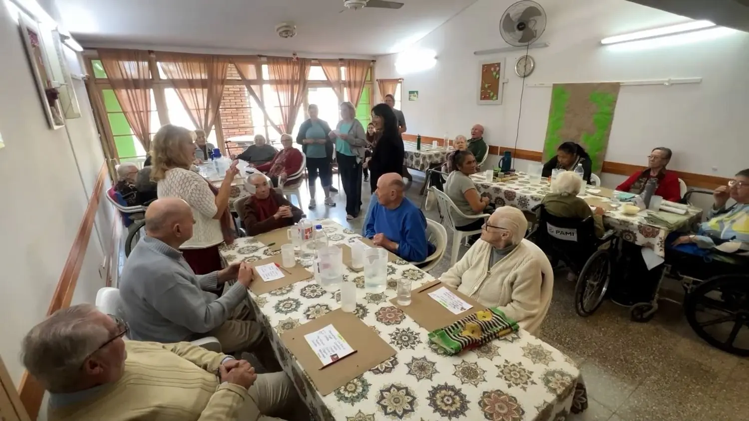Feria de la salud en el Hogar de Ancianos