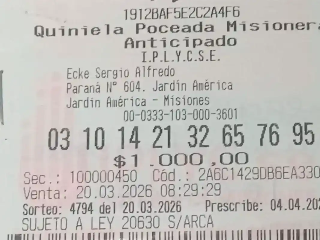 Jubilada ganó más de $32 millones en el Quini 6: “La vida es ahora”