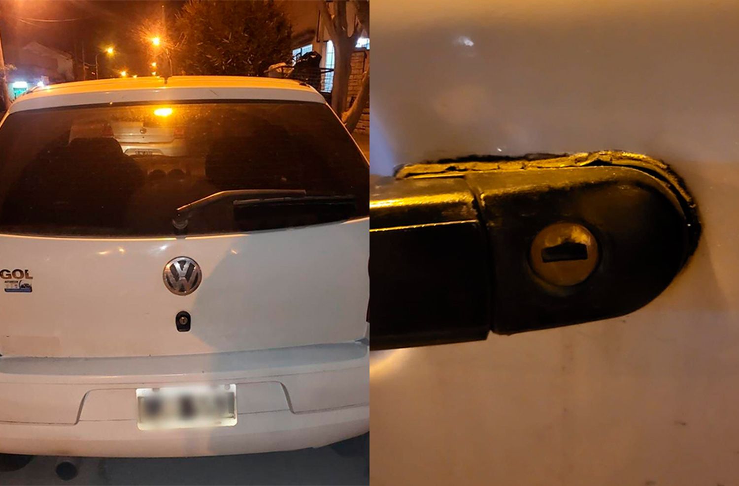 Violentaron la puerta de un auto estacionado en el barrio San Cayetano