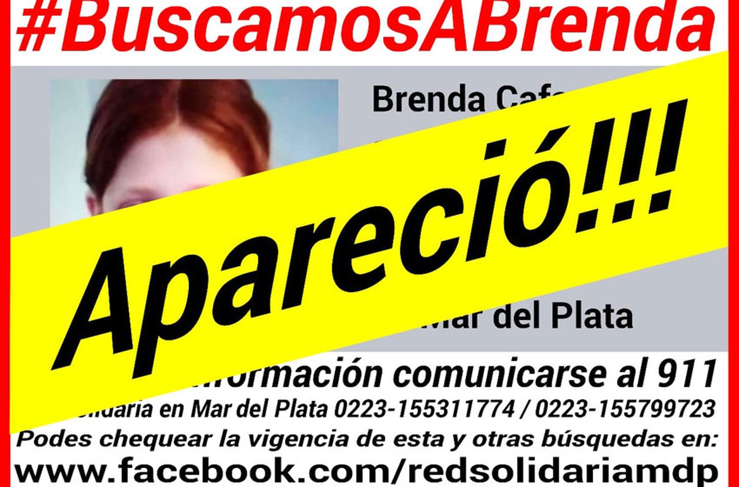 Apareció Brenda