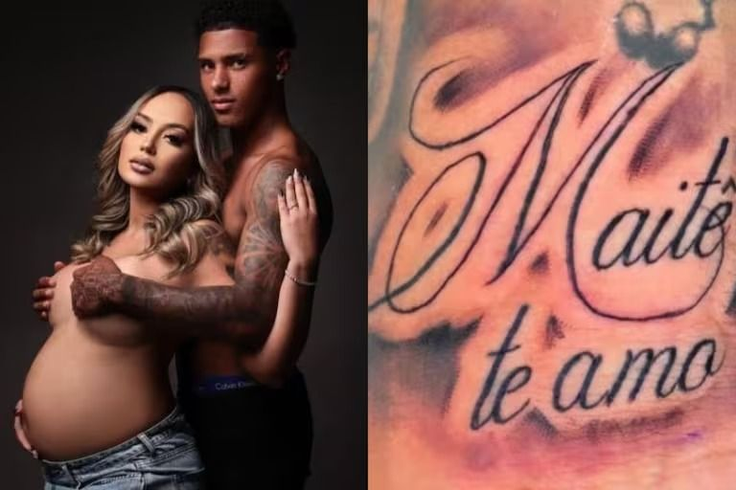 Un ex Real Madrid anunció que esperaba una hija y se tatuó su nombre, pero no es de él