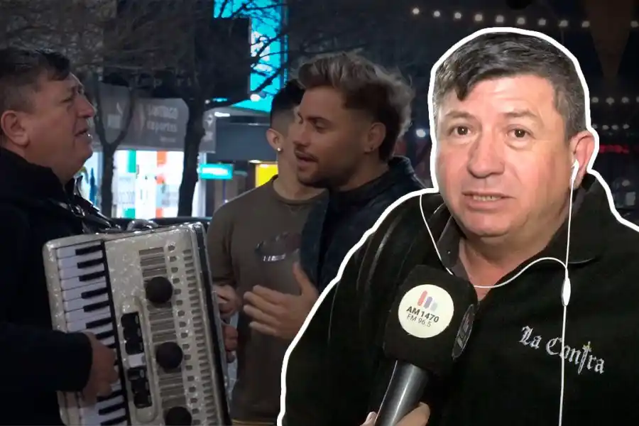 La reconocida banda de cumbia santafesina “La Contra” grabó un videoclip en pleno microcentro rafaelino