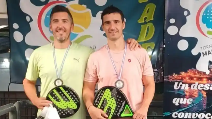 Campeones en cuarta. Andrés Salomón y Gastón Murcia