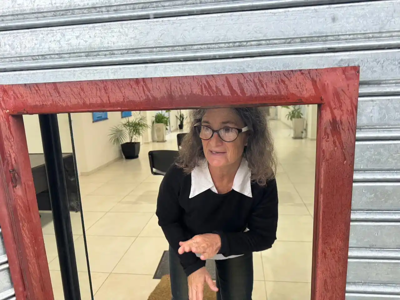 En los consultorios abrieron para decirle a la gente que no habría atención.