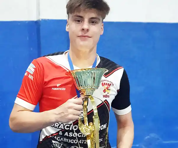 Felipe Blanco, subcampeón en el Nacional de handbol para menores