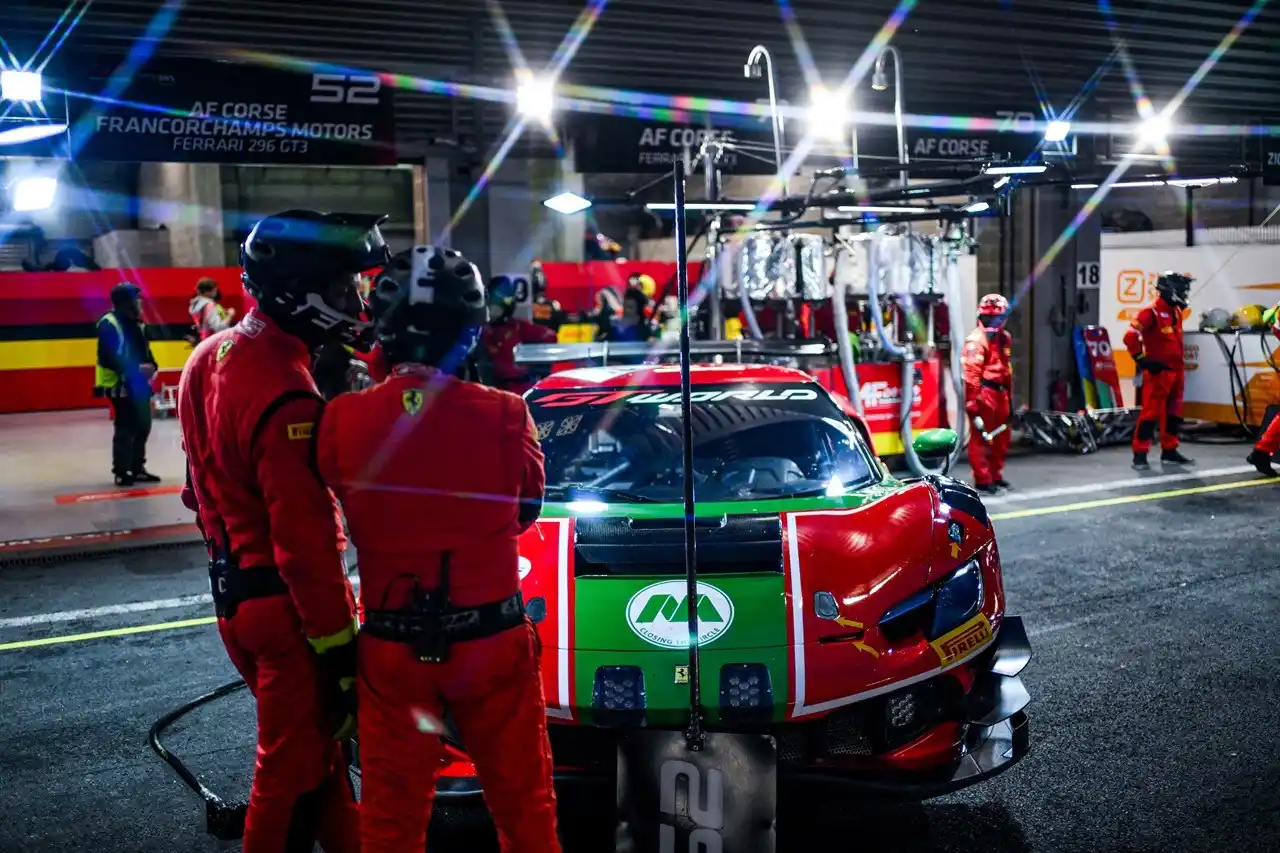 El auto que manejó Marcos Siebert en las 24 horas de Spa.