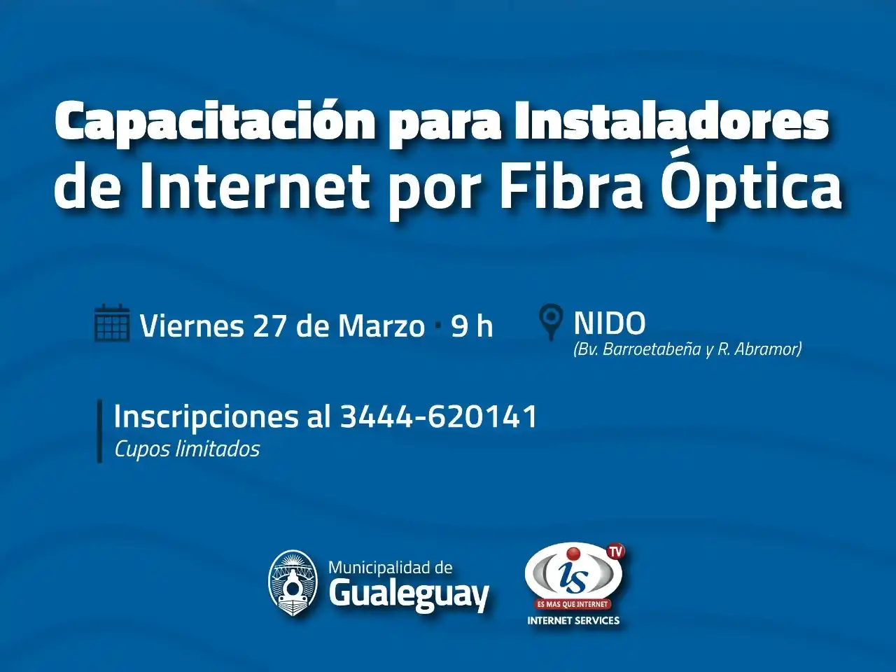 Capacitación gratuita en fibra óptica abre nuevas oportunidades laborales