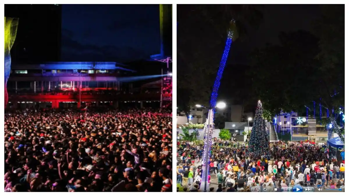 De este a oeste: Caracas se viste de fiesta para despedir el 2024