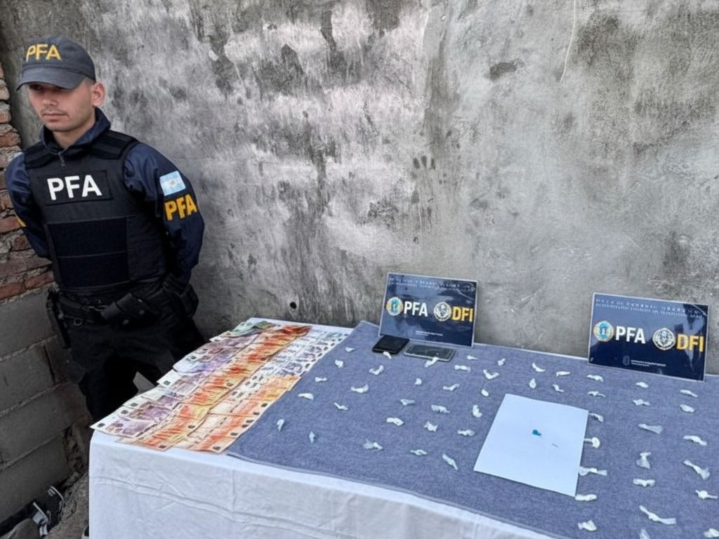 En el operativo se incautó estupefacientes y dinero.