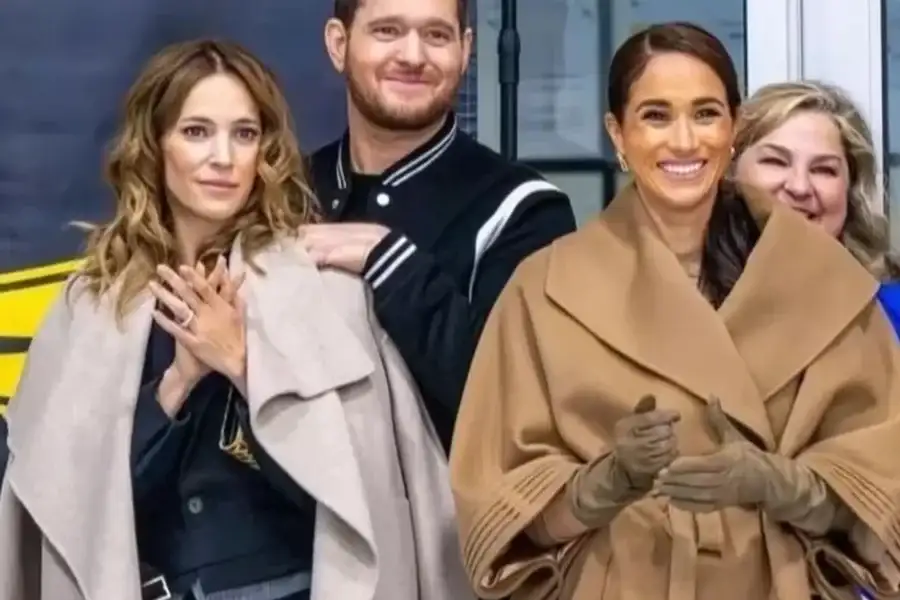 Luisana Lopilato, Meghan y el cantante Michael Bublé.