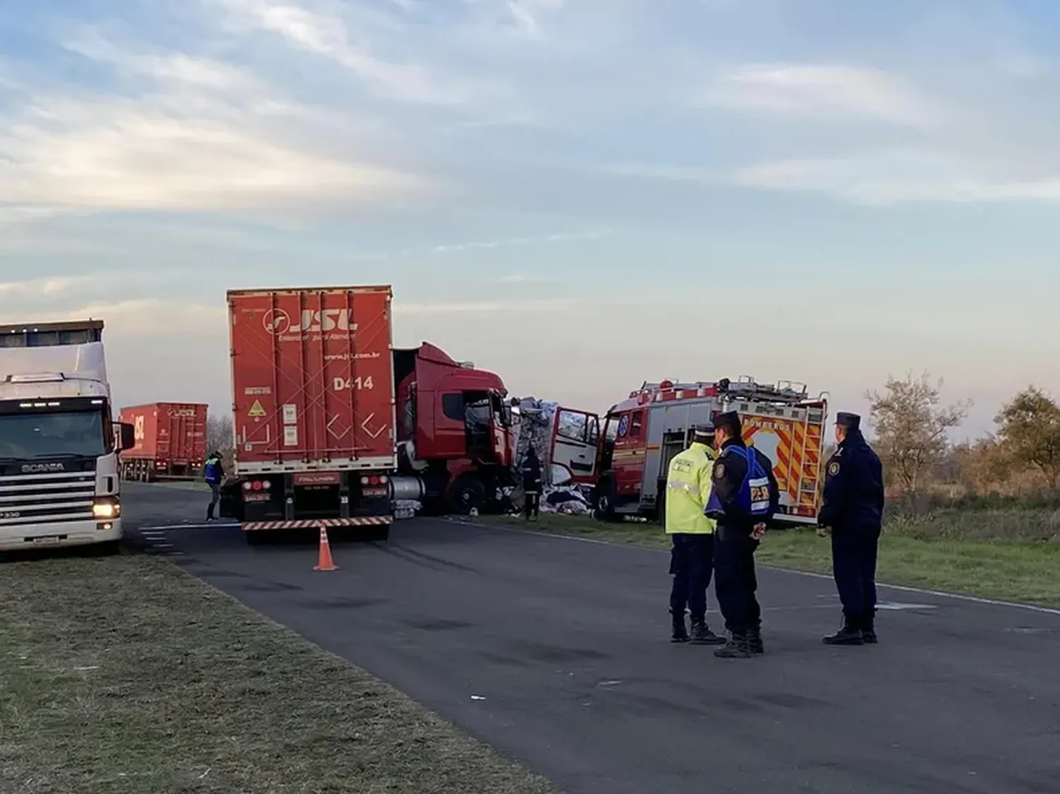 Confirmaron la identidad del joven fallecido en el trágico siniestro entre camiones: es del departamento Gualeguaychú