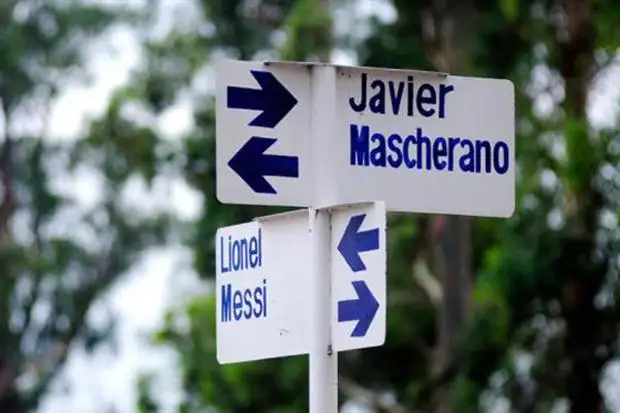 Un pueblo bautizó a sus calles con los nombres de los subcampeones del mundo