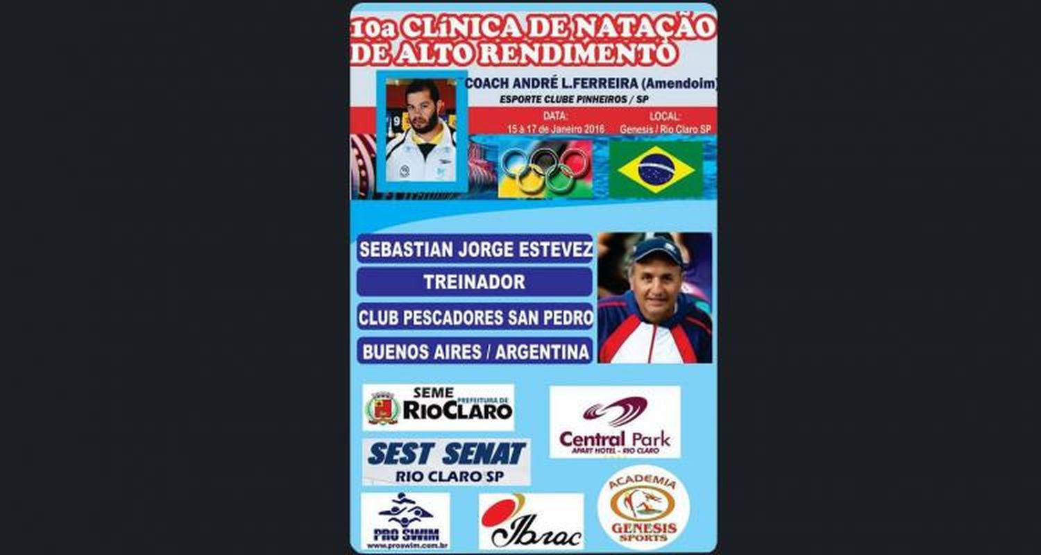 Sebastián Estevez, disertante de lujo en Brasil