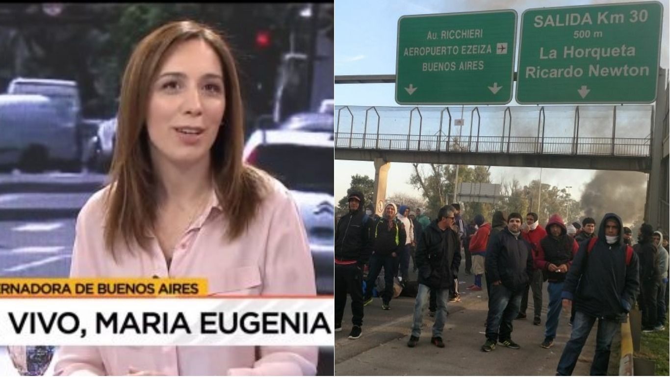 Mientras Vidal ponía de ejemplo a Cresta Roja, los trabajadores protestaban por nuevos despidos