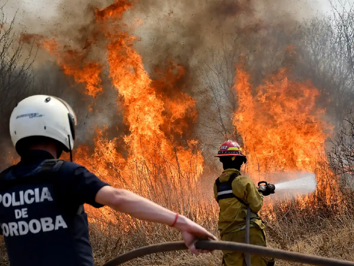 Lo detuvieron por hacer una fogata para comer y generar un incendio forestal 