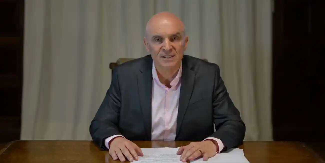 José Luis Espert en el video publicado este jueves por la noche en sus redes sociales.