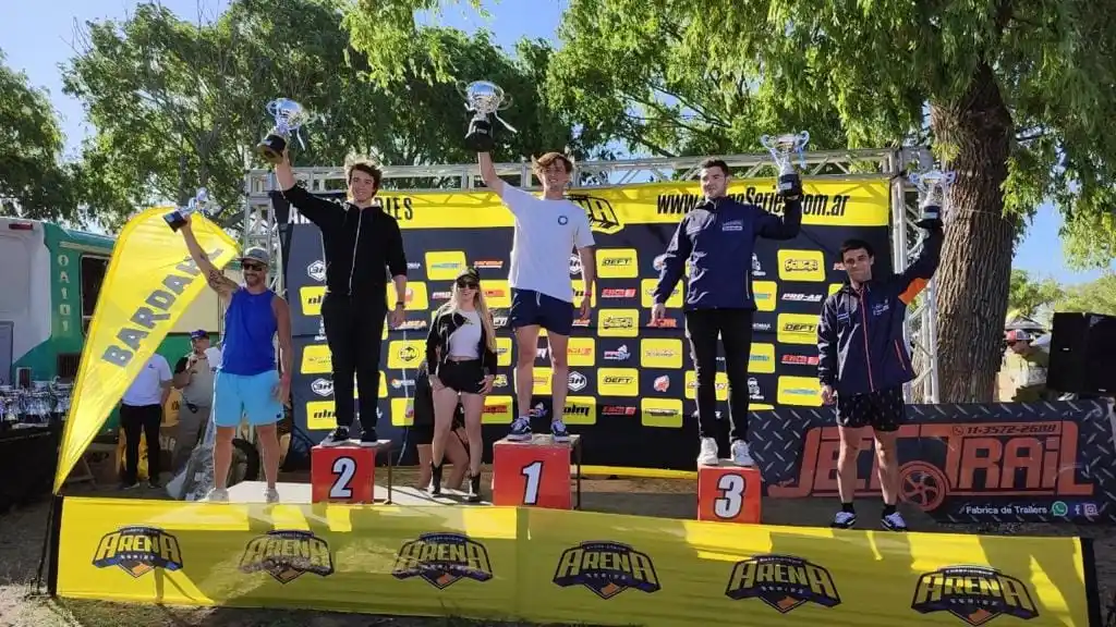 Valentino Menna Fiorda y Patricio Fiorda campeones en el Arena Series