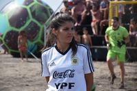 Con la tandilense Ailén Habarna, debuta la Selección Argentina en la Beach Soccer Cup