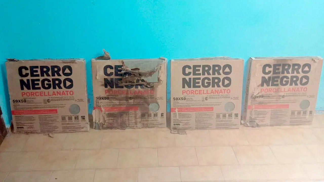 Cerámicos robados en Lobería