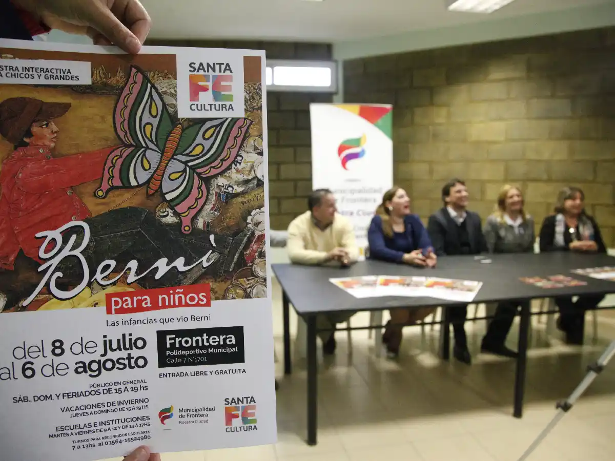 La muestra interactiva  “Berni para niños” llega  este sábado a Frontera