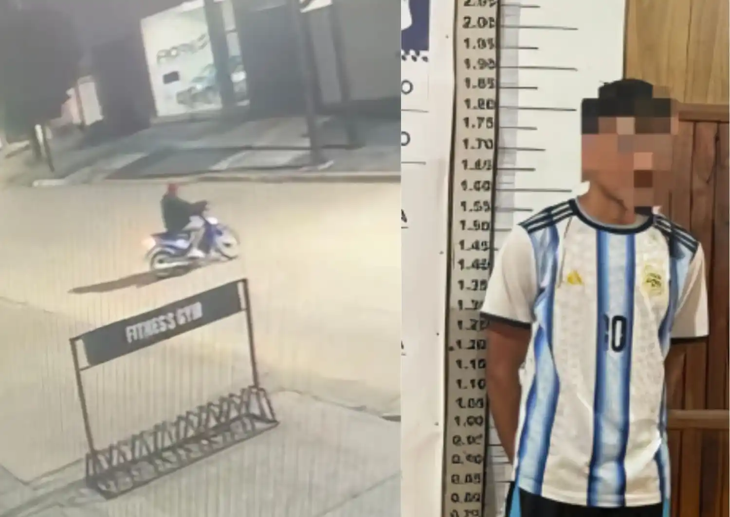 El joven de 18 años fue aprehendido por los efectivos policiales.