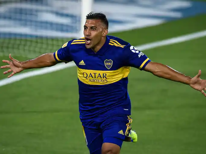 Wanchope Ábila, durante su paso por Boca.