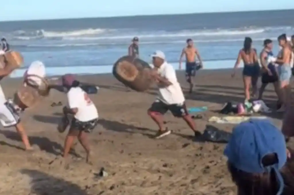 La pelea, duró solo unos segundos, pero fue intensa.