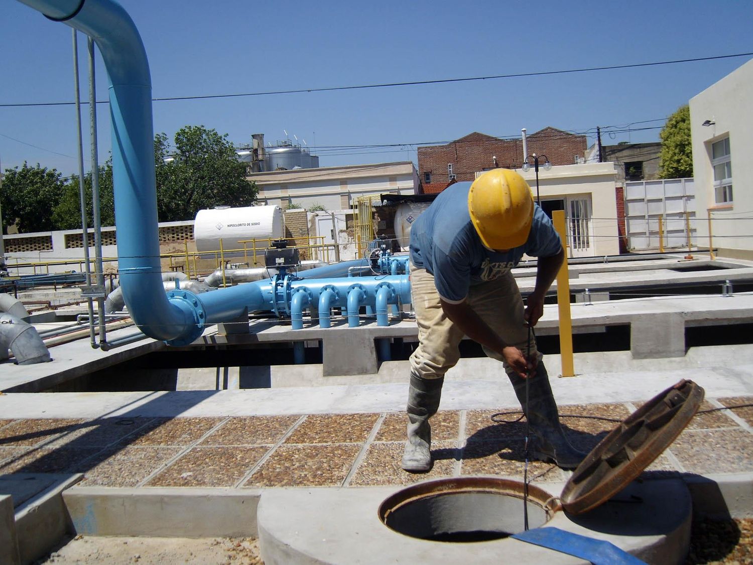 Limpieza programada de la red de distribución de agua potable en la ciudad de Santa Fe